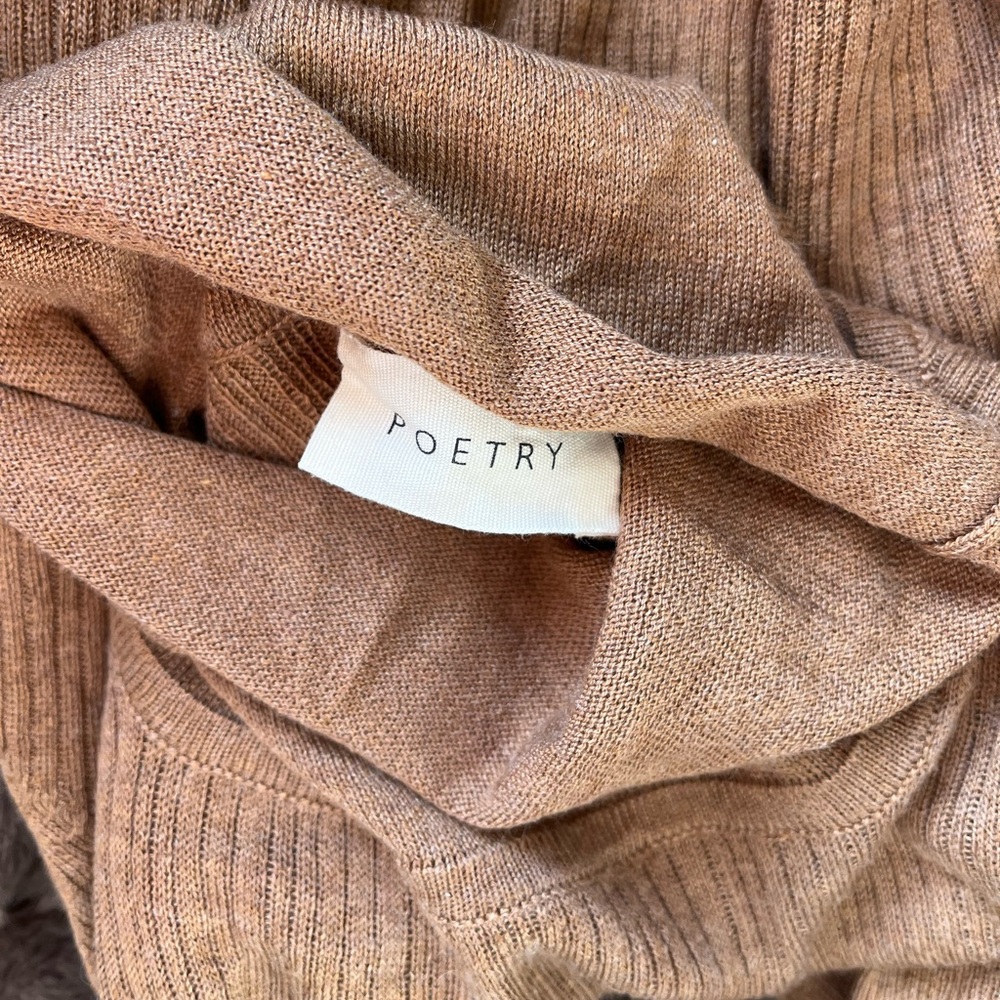 POETRY Ribbed Silk & Cashmere Sweater - Picture 5 of 6